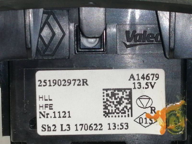 Recambio de mando luces para renault megane iv berlina 5p 1.2 tce energy referencia OEM IAM 251902972R  
