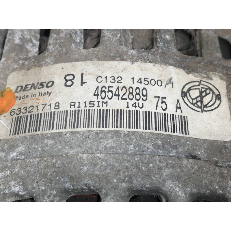 Recambio de alternador para fiat punto berlina (188) 1.2 8v referencia OEM IAM 46542889  