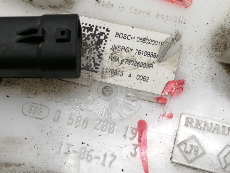 Recambio de aforador para renault megane iv berlina 5p 1.2 tce energy referencia OEM IAM 0580200191  