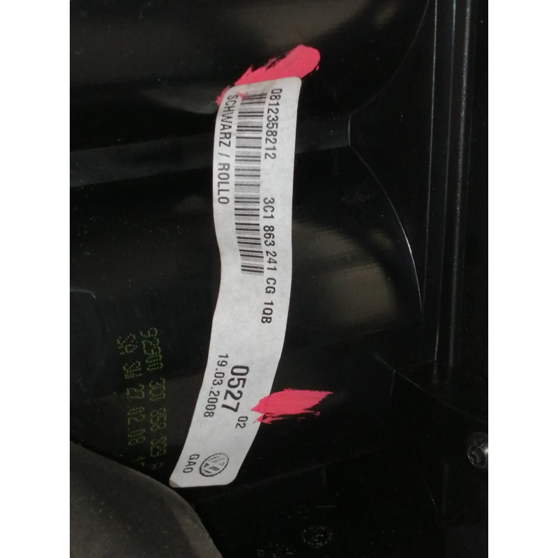 Recambio de apoyabrazos central para volkswagen passat berlina (3c2) advance referencia OEM IAM 3C0864207MTSY  