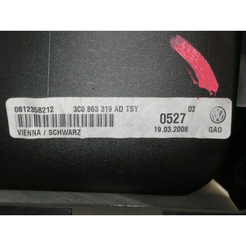 Recambio de apoyabrazos central para volkswagen passat berlina (3c2) advance referencia OEM IAM 3C0864207MTSY  