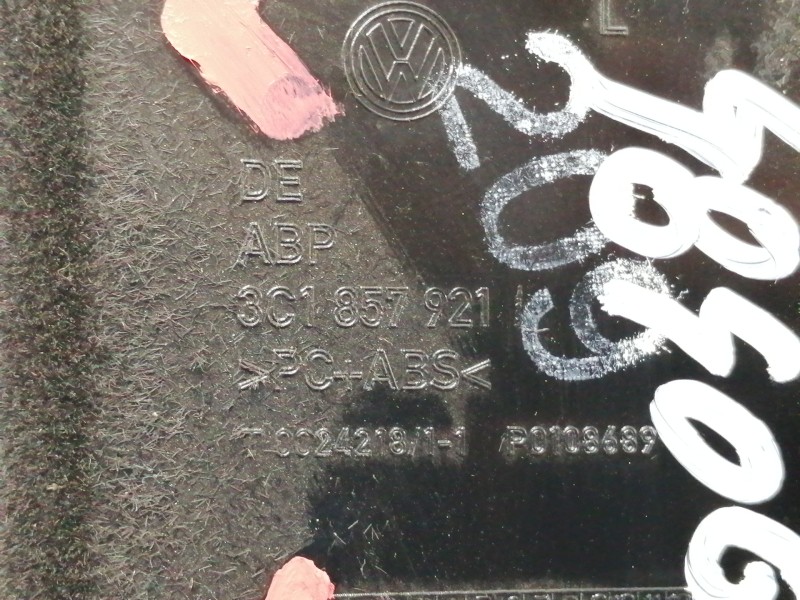 Recambio de guantera para volkswagen passat berlina (3c2) advance referencia OEM IAM 3C1857921L  