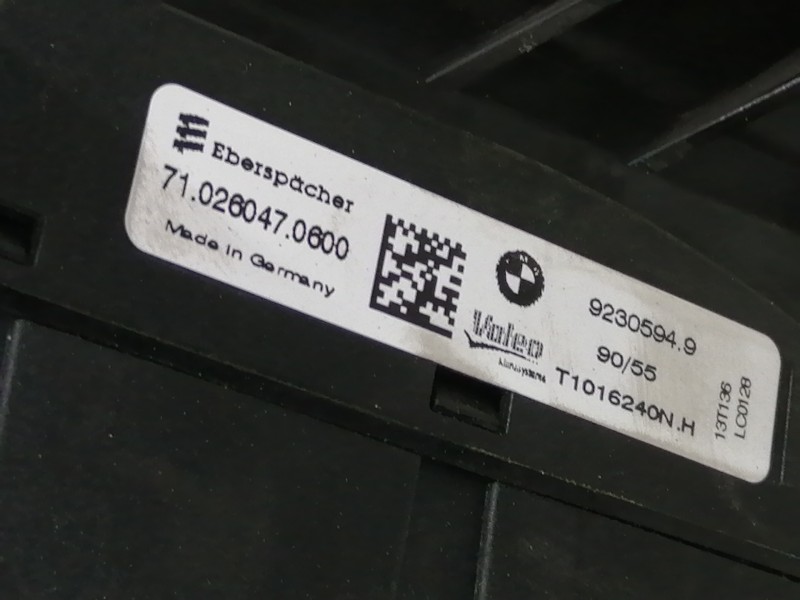 Recambio de calefaccion entera normal para bmw serie 1 lim. (f20) 114d referencia OEM IAM 710260470600  