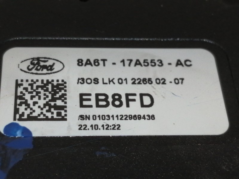 Recambio de mando limpia para ford fiesta (cb1) ambiente referencia OEM IAM 8A6T17A553AC  