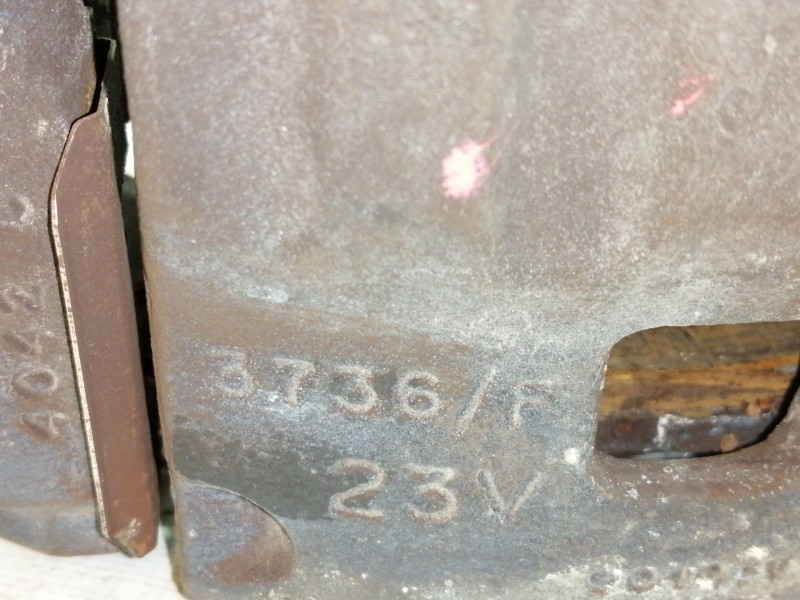 Recambio de pinza freno delantera derecha para ford fiesta (cb1) ambiente referencia OEM IAM 3736F  