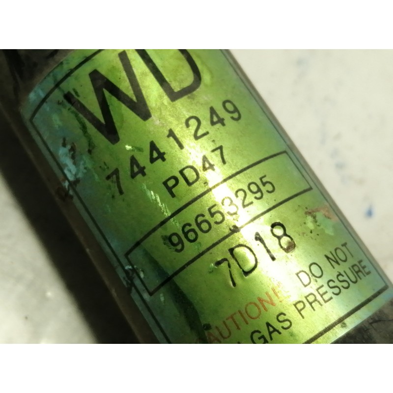 Recambio de amortiguador trasero derecho para chevrolet aveo ls referencia OEM IAM 7441249 96653295 