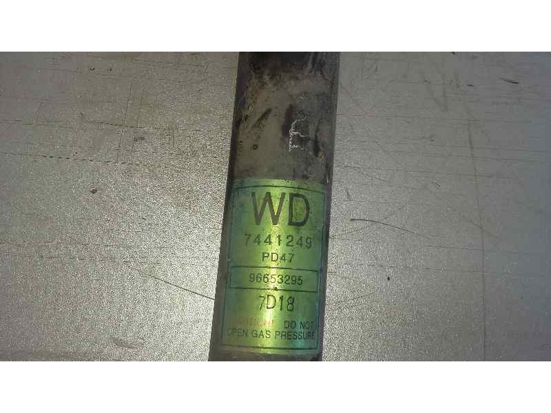 Recambio de amortiguador trasero izquierdo para chevrolet aveo ls referencia OEM IAM 7441249  