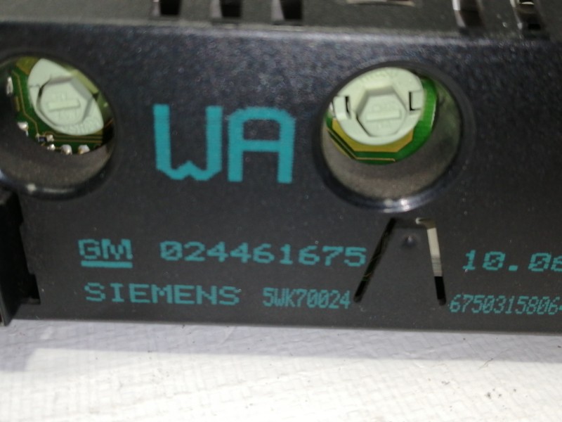 Recambio de pantalla multifuncion para opel astra g berlina comfort referencia OEM IAM 024461675  