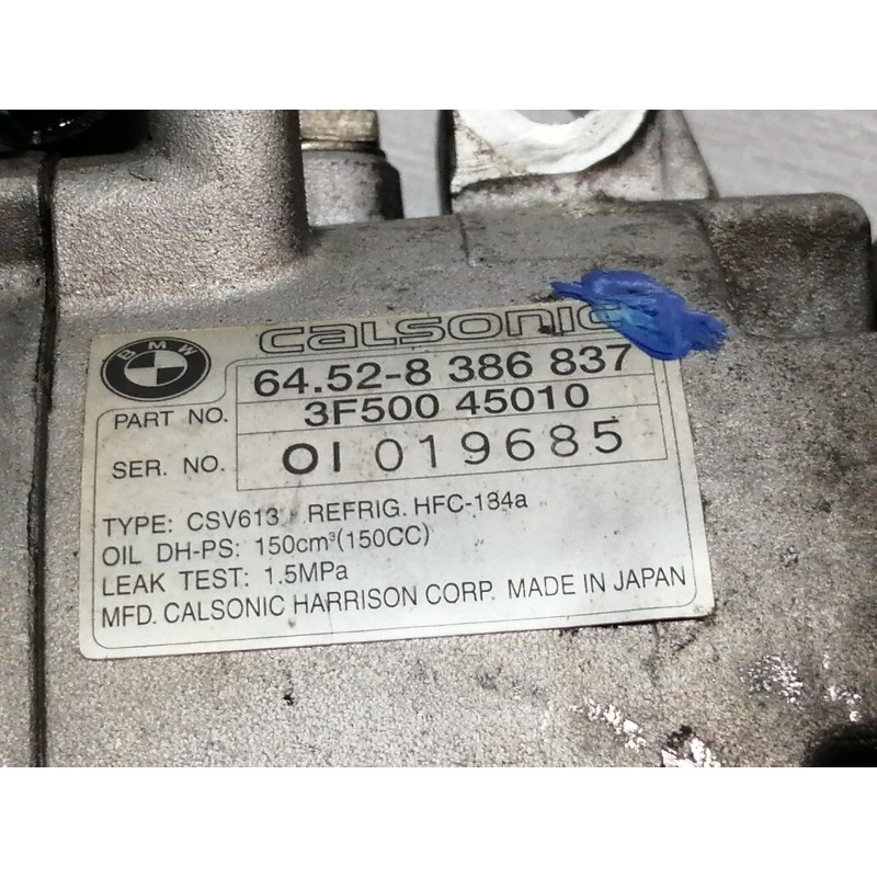 Recambio de compresor aire acondicionado para bmw serie 3 berlina (e46) 318i referencia OEM IAM 64528386837  