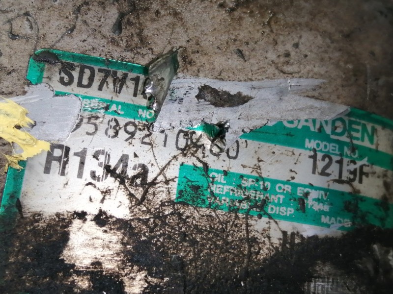 Recambio de compresor aire acondicionado para mg serie 45 (rt) 1.6 16v cat referencia OEM IAM   