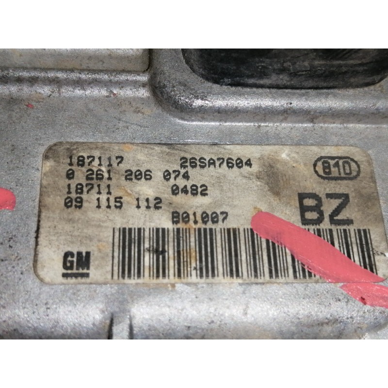 Recambio de centralita motor uce para opel corsa c comfort referencia OEM IAM 0261206074 09115112 26SA7604