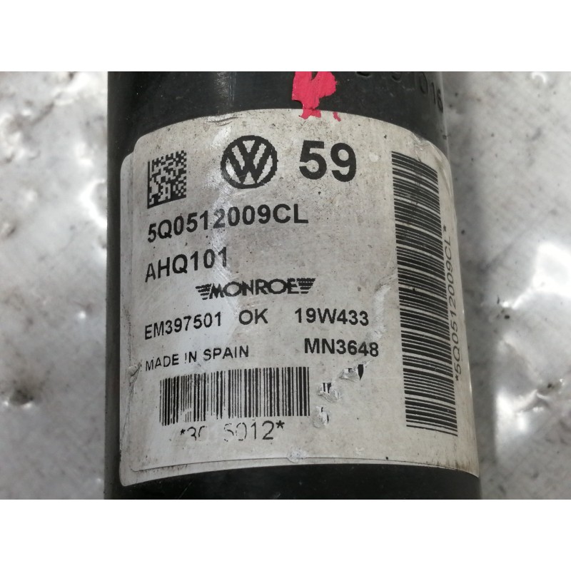 Recambio de amortiguador trasero izquierdo para cupra ateca 2.0tsi 4drive referencia OEM IAM 5Q0512009CL  