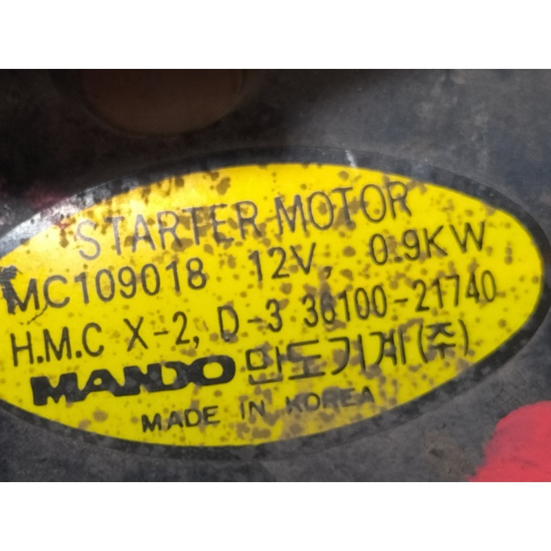 Recambio de motor arranque para hyundai accent (lc) gls decada referencia OEM IAM 3610021740  