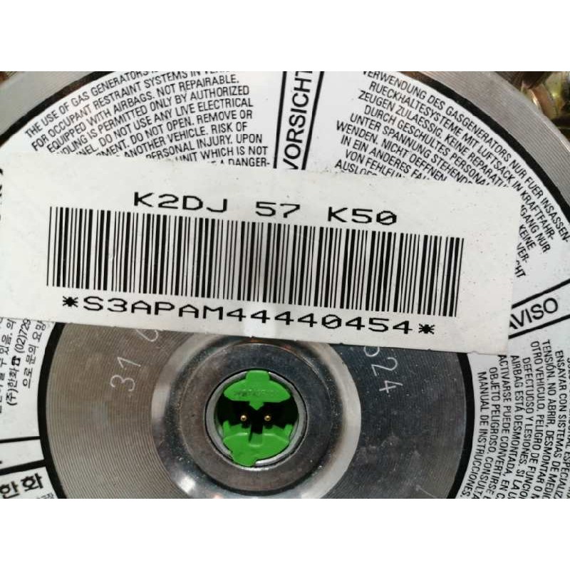 Recambio de airbag delantero izquierdo para kia sephia ll básico referencia OEM IAM K2DJ57K50  