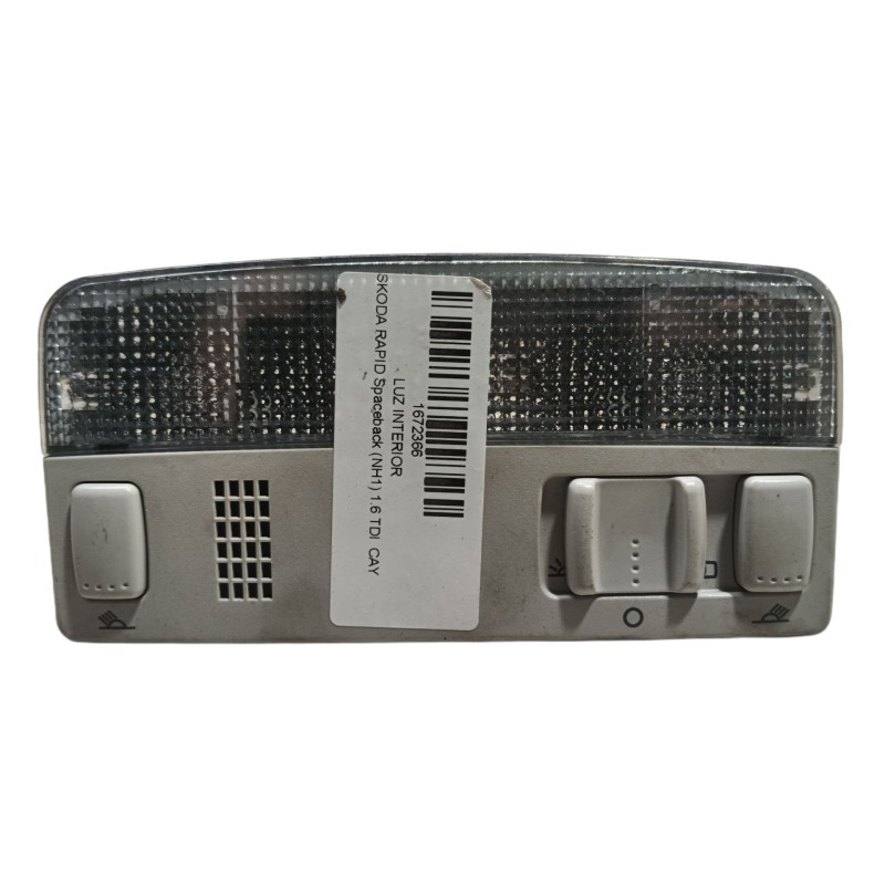 Recambio de luz interior para skoda rapid spaceback (nh1) 1.6 tdi referencia OEM IAM 5JA947105Y20 5JA947105 