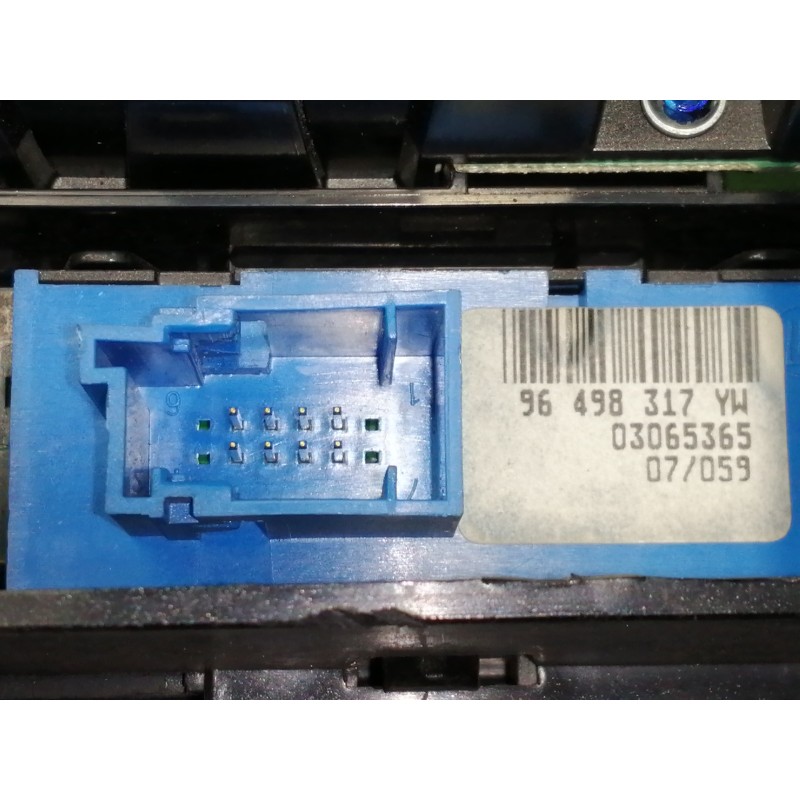 Recambio de mando calefaccion / aire acondicionado para citroën c5 berlina exclusive referencia OEM IAM 96573328YW02  