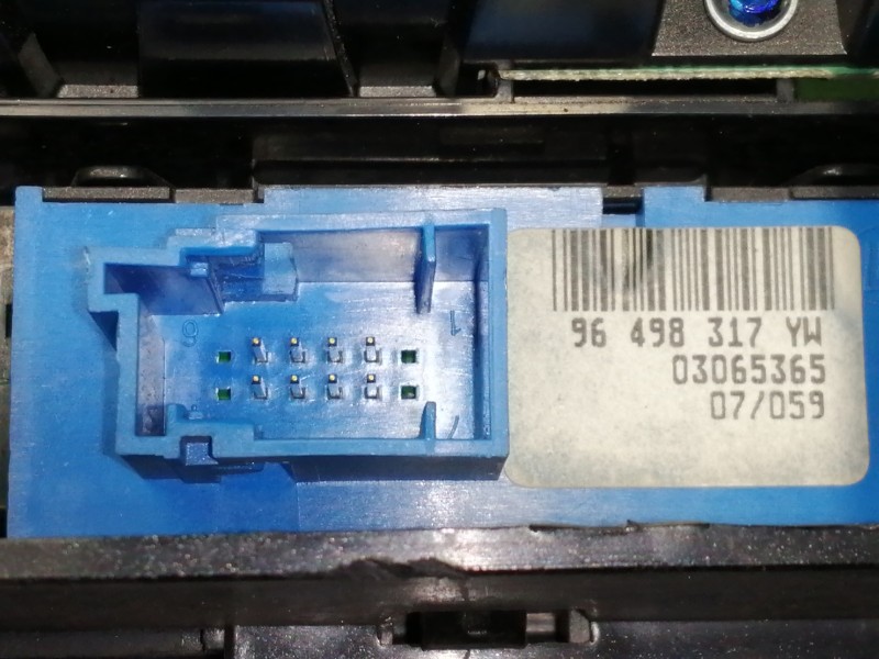 Recambio de mando calefaccion / aire acondicionado para citroën c5 berlina exclusive referencia OEM IAM 96573328YW02  