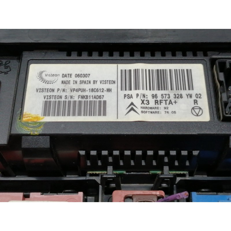 Recambio de mando calefaccion / aire acondicionado para citroën c5 berlina exclusive referencia OEM IAM 96573328YW02  