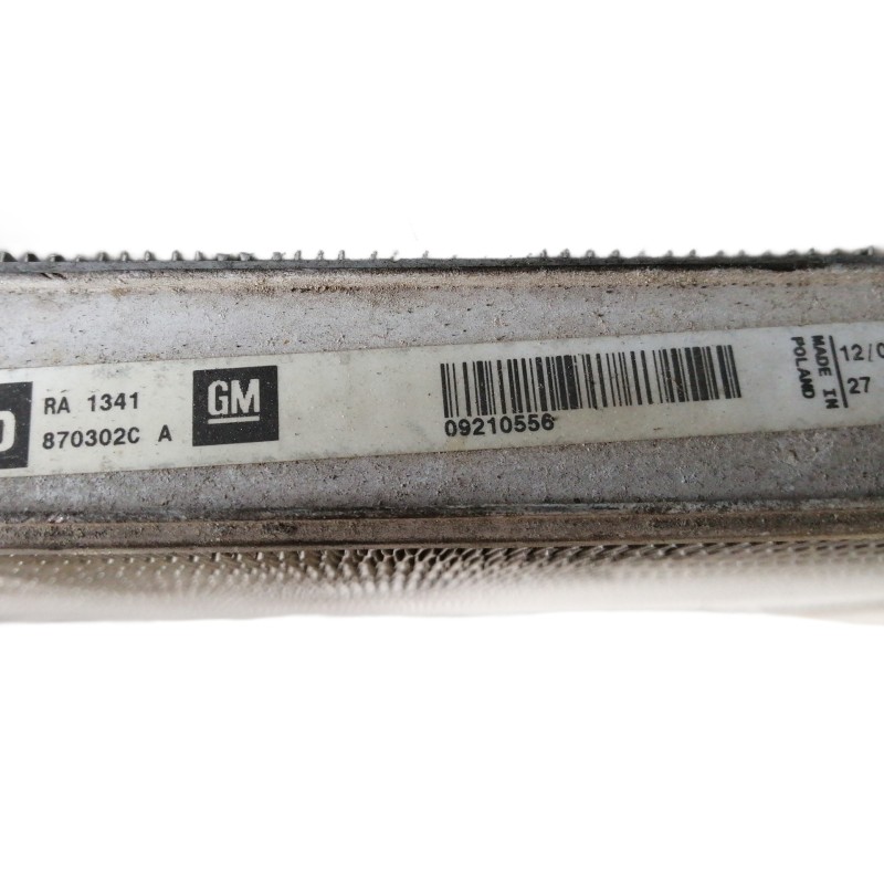 Recambio de radiador agua para opel agila básico referencia OEM IAM 870302C 09210556 