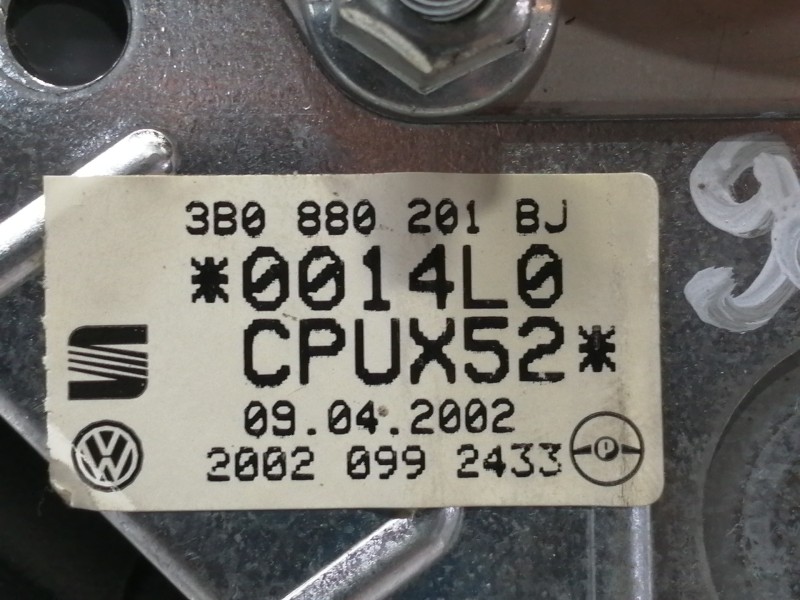Recambio de airbag delantero izquierdo para volkswagen passat berlina (3b3) 1.9 tdi referencia OEM IAM 3B0880201BJ 20020992433 0