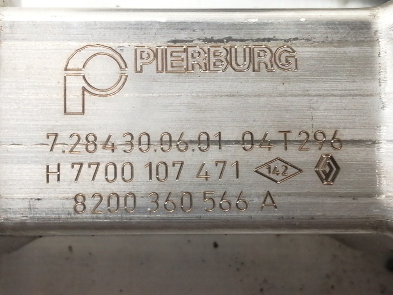 Recambio de enfriador egr para renault scenic ii confort authentique referencia OEM IAM 72843006  