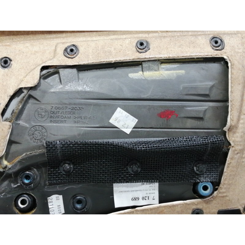 Recambio de guarnecido puerta delantera izquierda para bmw serie 3 berlina (e46) 330xd referencia OEM IAM 708672035  