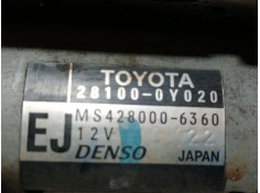 Recambio de motor arranque para toyota auris 1.3 16v cat referencia OEM IAM 281000Y020 MS4280006360  2
