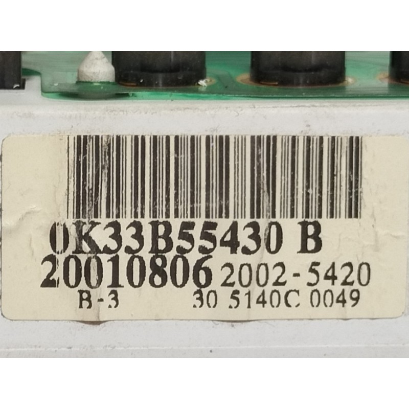 Recambio de cuadro instrumentos para kia rio ipanema berlina referencia OEM IAM 0K33B55430  