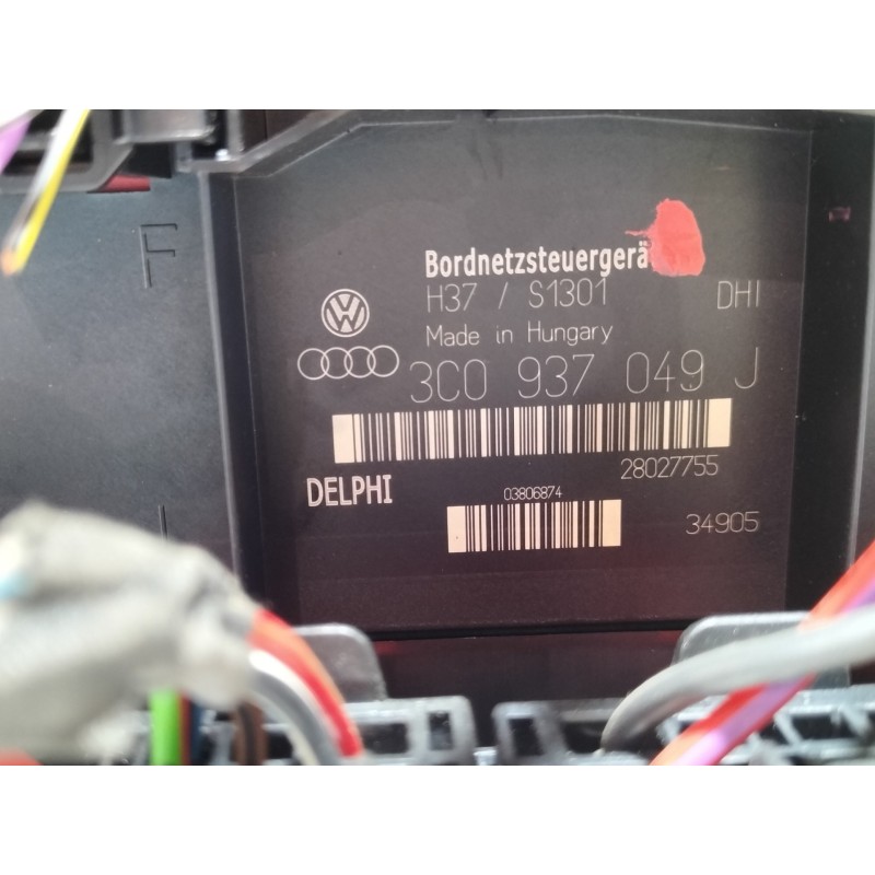 Recambio de caja reles / fusibles para volkswagen passat berlina (3c2) advance 4motion referencia OEM IAM 3C0937049J  
