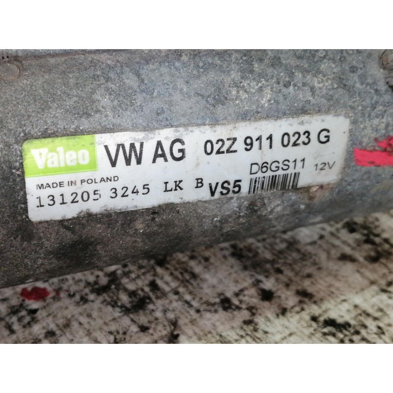 Recambio de motor arranque para volkswagen passat berlina (3c2) advance 4motion referencia OEM IAM 02Z911023G  