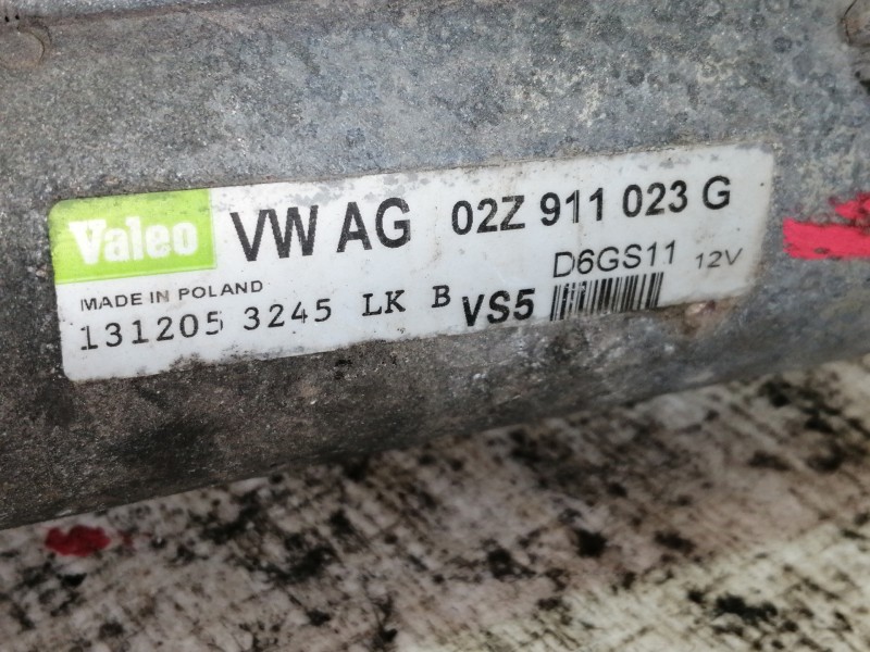 Recambio de motor arranque para volkswagen passat berlina (3c2) advance 4motion referencia OEM IAM 02Z911023G  