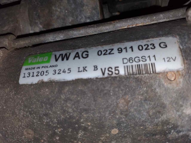 Recambio de motor arranque para volkswagen passat berlina (3c2) advance 4motion referencia OEM IAM 02Z911023G  
