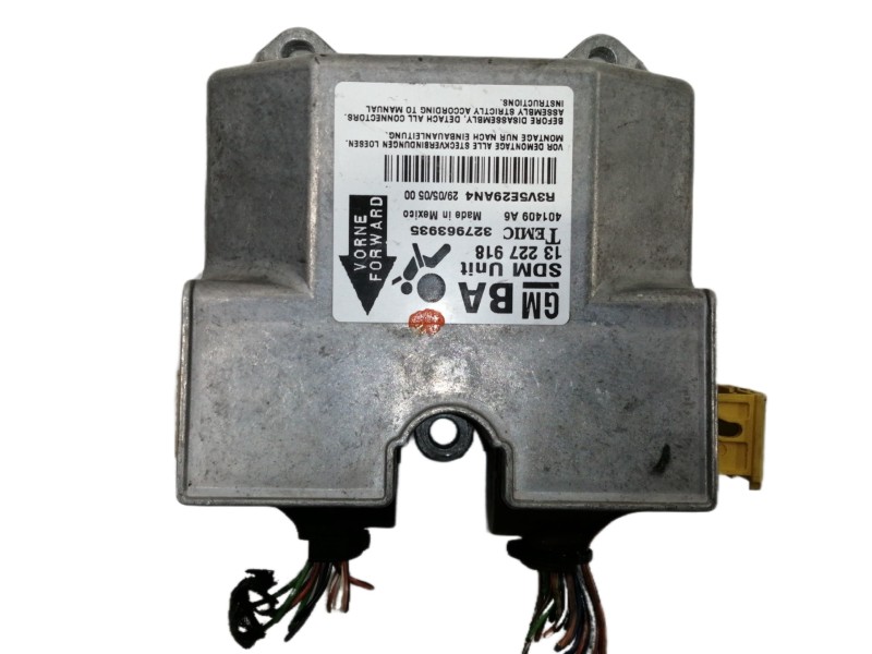 Recambio de centralita airbag para opel astra gtc sport referencia OEM IAM 13227918 327963935 