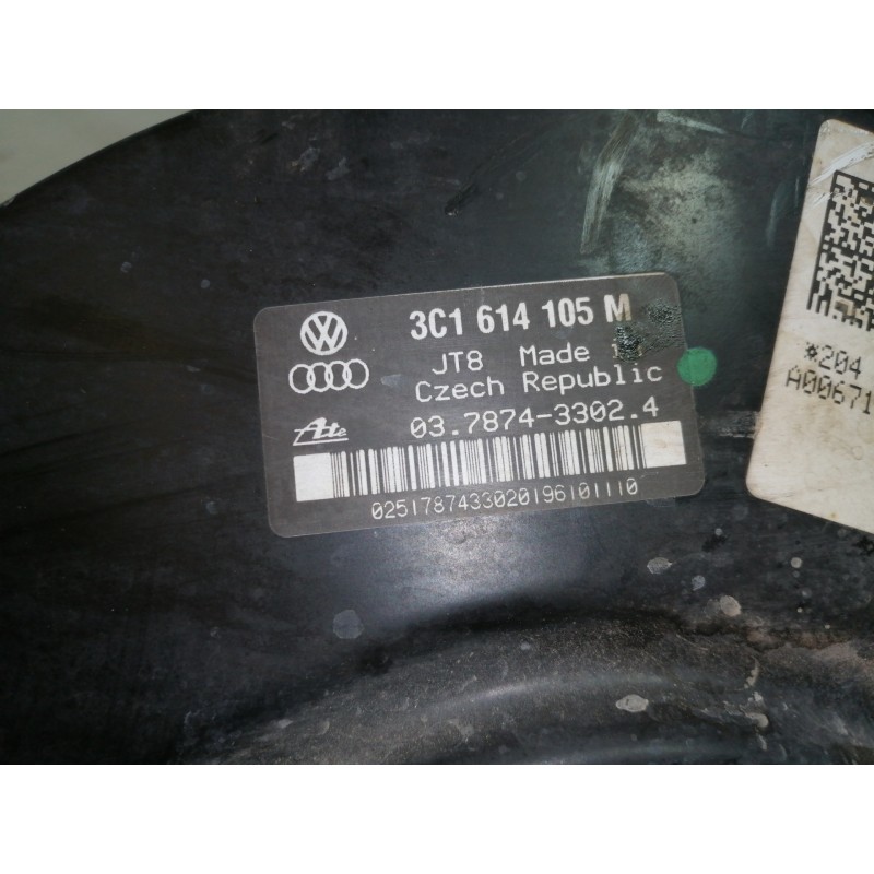 Recambio de servofreno para volkswagen passat berlina (3c2) advance 4motion referencia OEM IAM 3C1614105M  