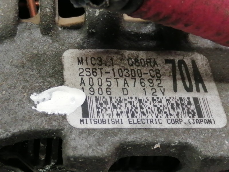 Recambio de alternador para ford fusion (cbk) elegance referencia OEM IAM 2S6T10300CB  