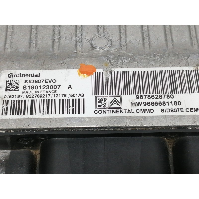 Recambio de centralita motor uce para citroën ds4 design referencia OEM IAM HW9666681180 HW9666681180 / S180123007A 9678628780