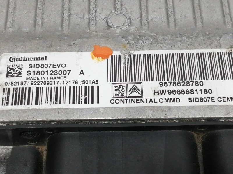 Recambio de centralita motor uce para citroën ds4 design referencia OEM IAM HW9666681180 HW9666681180 / S180123007A 9678628780