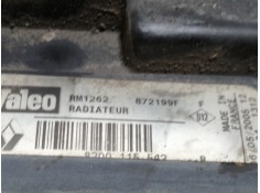 Recambio de radiador agua para renault megane ii berlina 5p confort authentique referencia OEM IAM 8200115542B RM1262 872199F 2