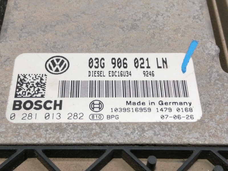 Recambio de centralita motor uce para seat altea xl (5p5) reference referencia OEM IAM 03G906021LN 0281013282 1039S16959