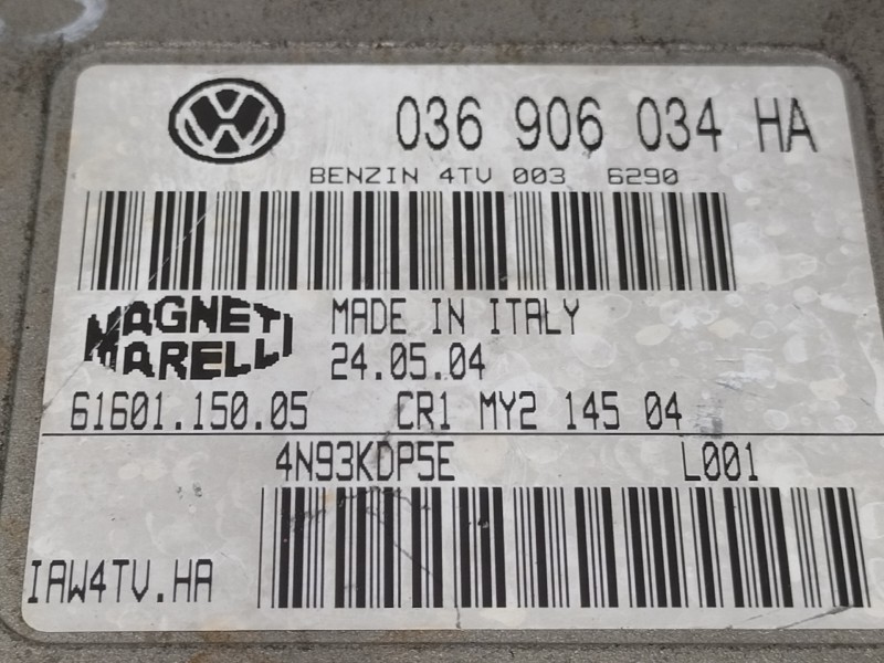 Recambio de centralita motor uce para seat ibiza (6l1) signo referencia OEM IAM 036906034HA  