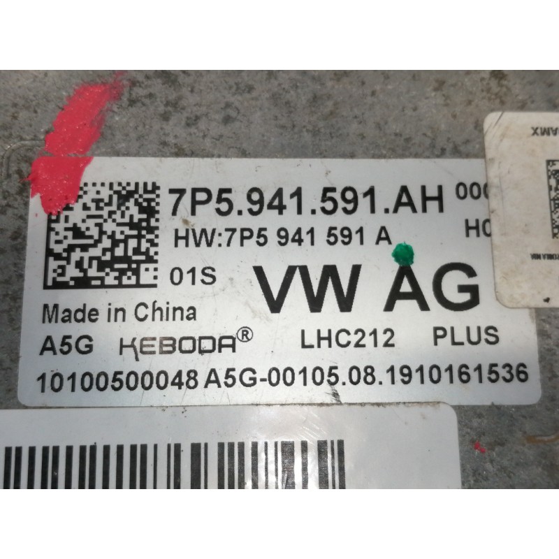 Recambio de centralita faros xenon para cupra ateca 2.0tsi 4drive referencia OEM IAM 7P5941591AH  