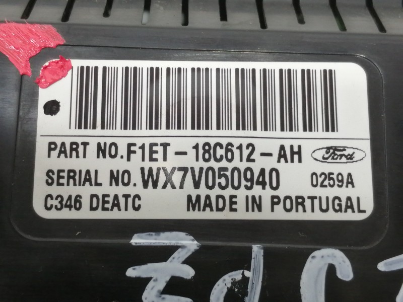 Recambio de mando calefaccion / aire acondicionado para ford focus lim. business referencia OEM IAM F1ET18C612AH  