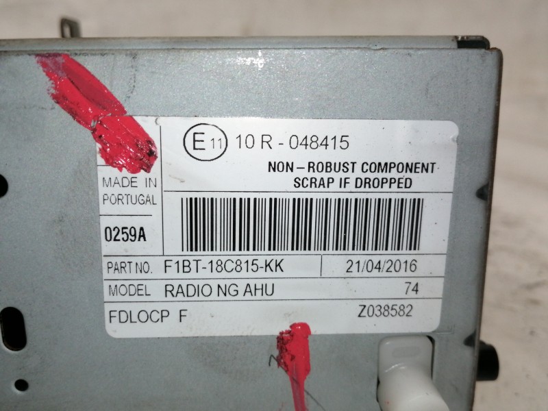 Recambio de sistema audio / radio cd para ford focus lim. business referencia OEM IAM F1BT18C815KK  