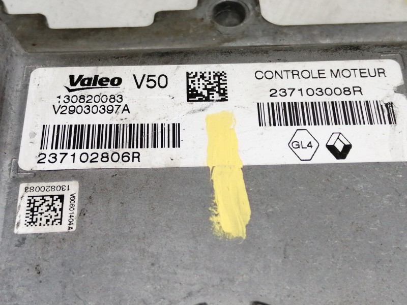 Recambio de centralita motor uce para dacia sandero stepway referencia OEM IAM 237103008R 130820083 / V29030397A 237102806R