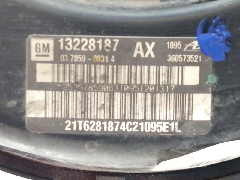 Recambio de servofreno para opel insignia berlina cosmo referencia OEM IAM 13228187  