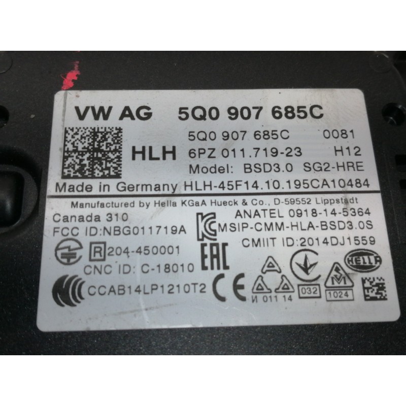 Recambio de modulo electronico para cupra ateca 2.0tsi 4drive referencia OEM IAM 5Q0907685C  