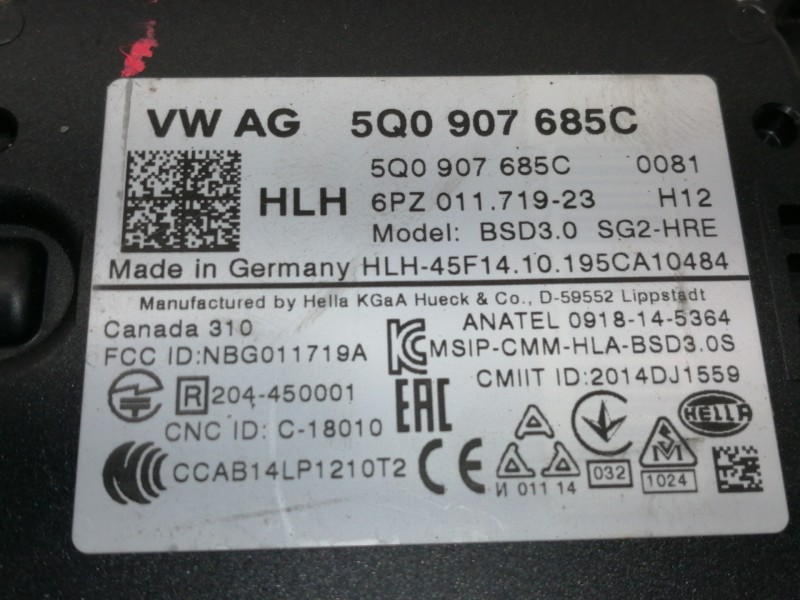 Recambio de modulo electronico para cupra ateca 2.0tsi 4drive referencia OEM IAM 5Q0907685C  