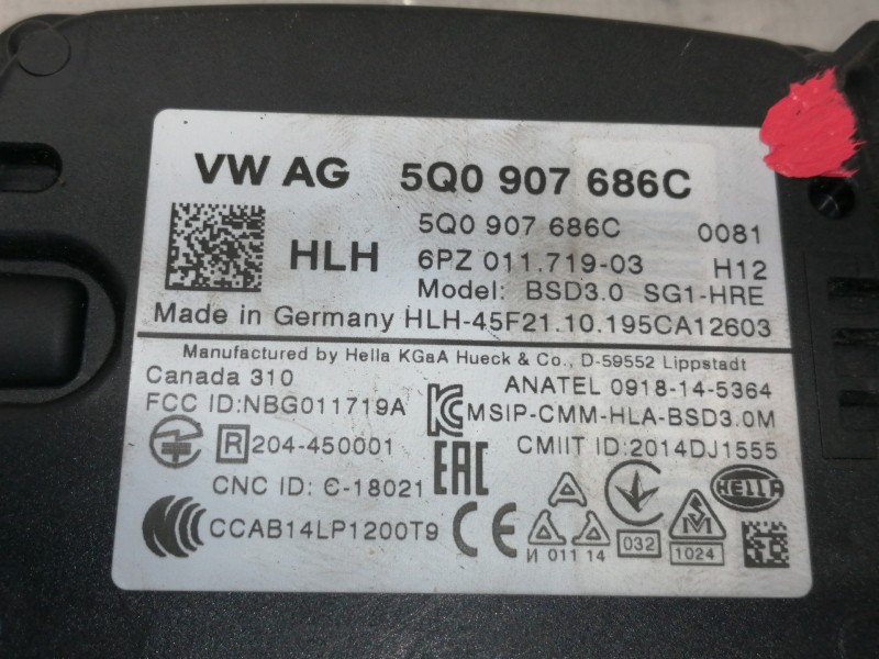 Recambio de modulo electronico para cupra ateca 2.0tsi 4drive referencia OEM IAM 5Q0907686C  