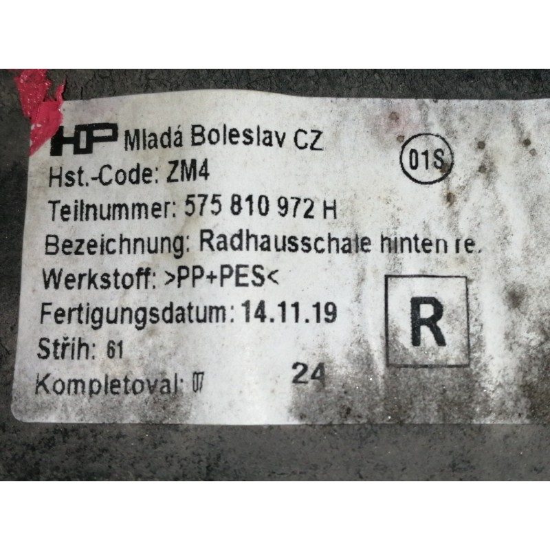 Recambio de paso rueda para cupra ateca 2.0tsi 4drive referencia OEM IAM TRASEROIZQUIERDO  PASARUEDA