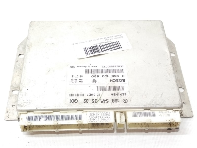 Recambio de centralita abs para mercedes-benz clase a (w168) 170 cdi (168.009) referencia OEM IAM 1685453532  